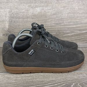 Lems Chillum Men's Sz 9/Women’s 10.5 Bedrock Gray Suede Low Top Lace Up Sneakers